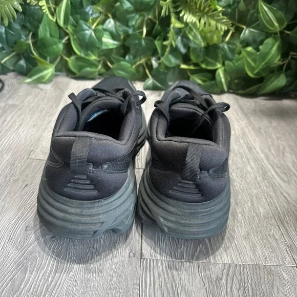 Hoka One One Bondi 8 2E Wide Triple Black - 1127953-BBLC Running Shoes
